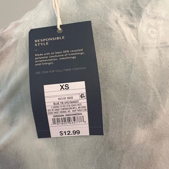 NWT Universal threads tie dye relaxed athletic tank top - Picture 5 of 6